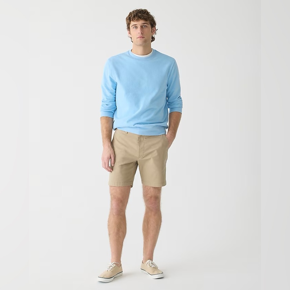 J.Crew 7" stretch chino short